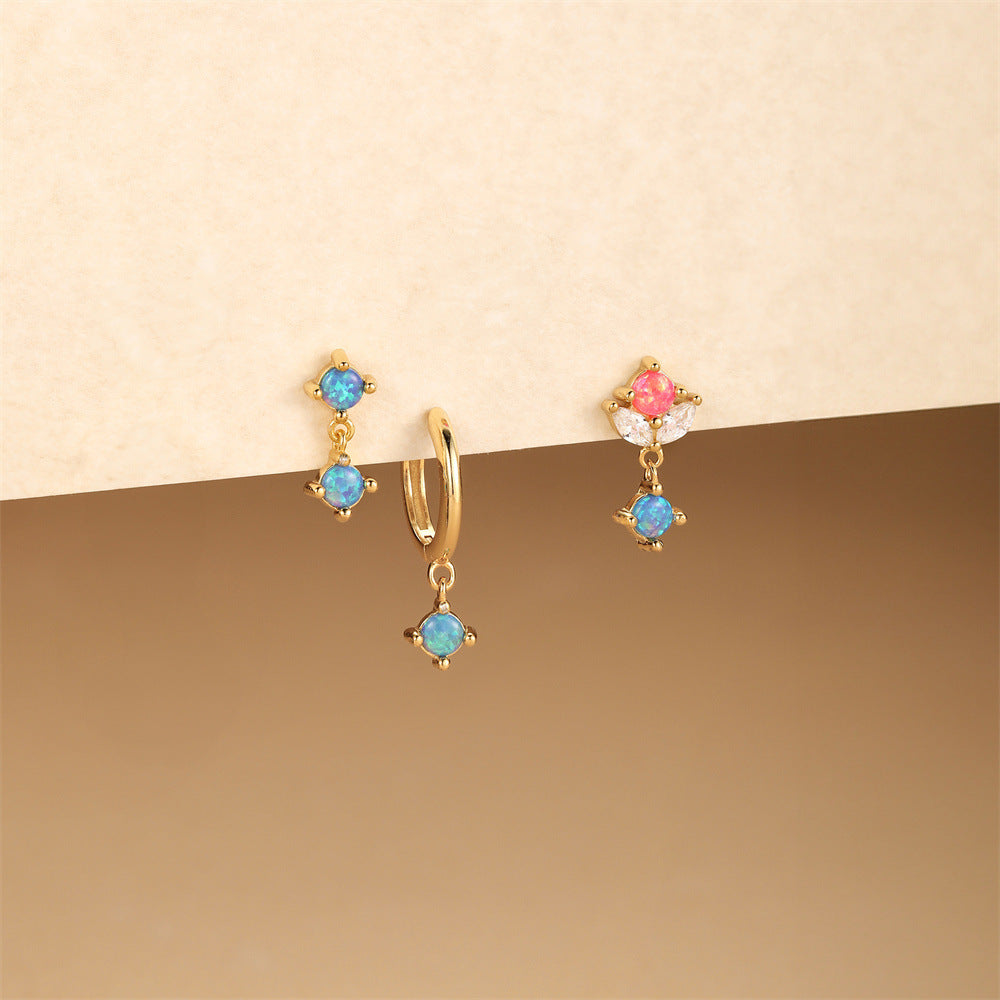 Lena – Boucles d'oreilles délicates en or avec éclat