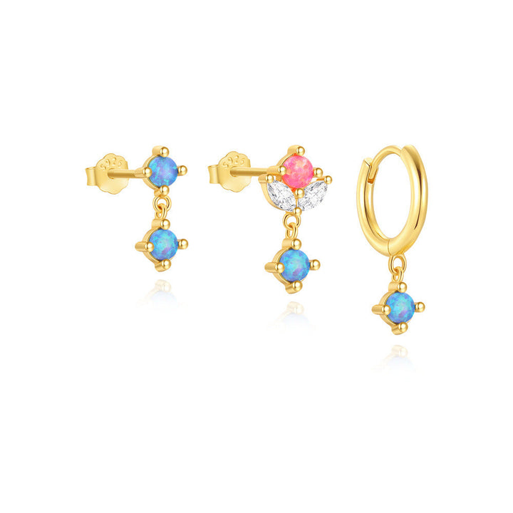Lena – Boucles d'oreilles délicates en or avec éclat