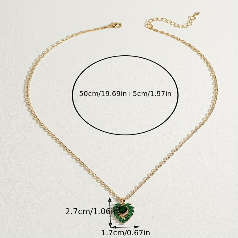 Collier Matilde Cœur d'Émeraude