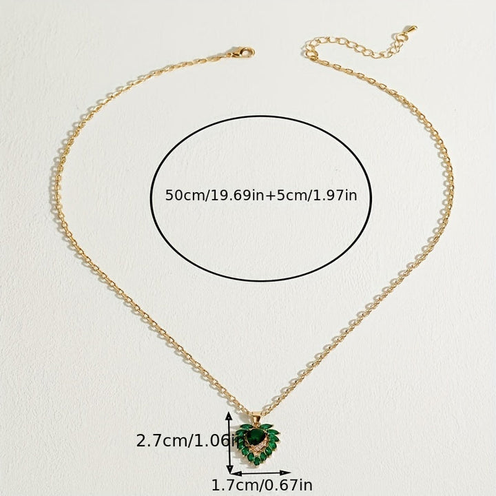 Collier Matilde Cœur d'Émeraude