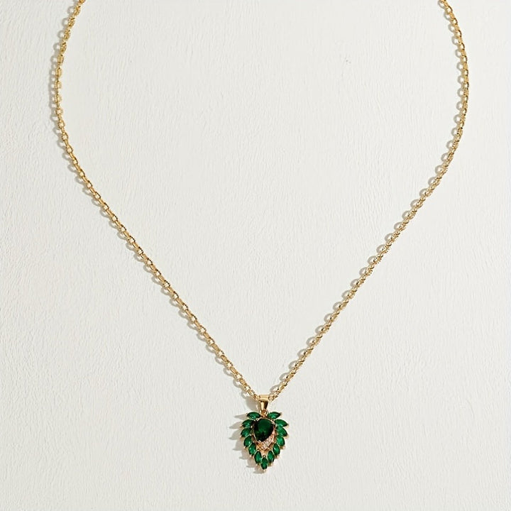 Collier Matilde Cœur d'Émeraude