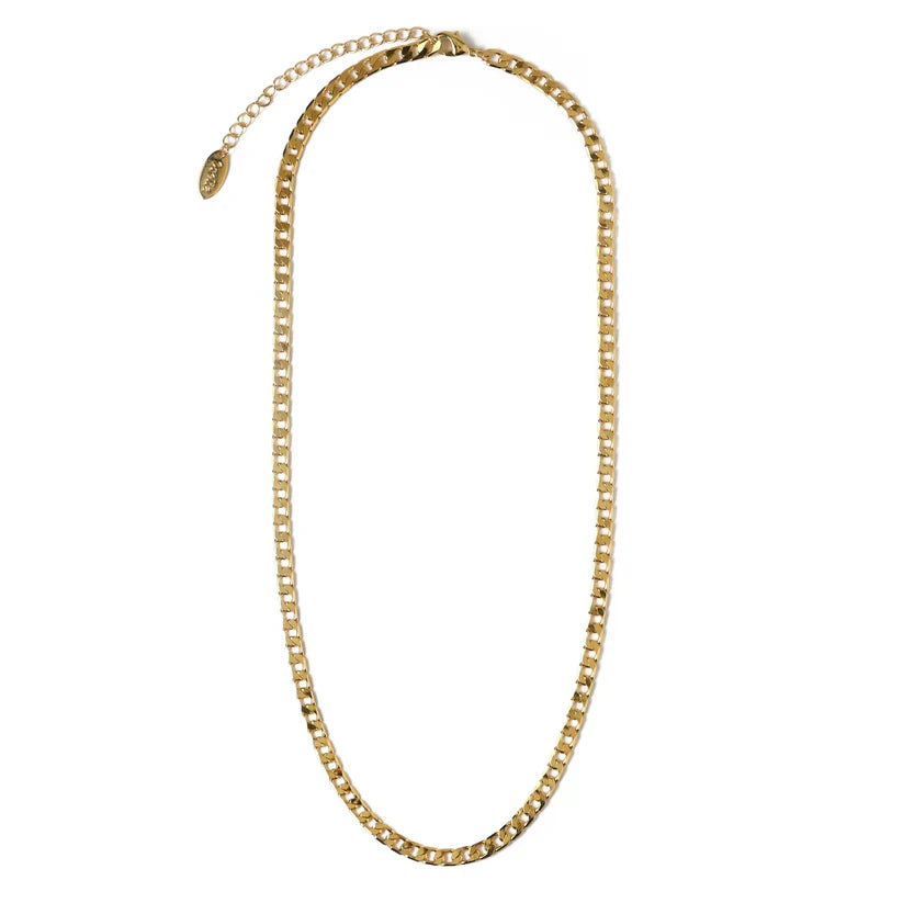 Collier à maillons plats