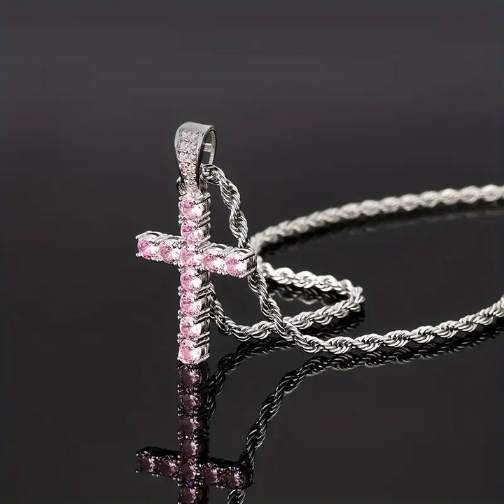 Collier avec Pendentif Croisé
