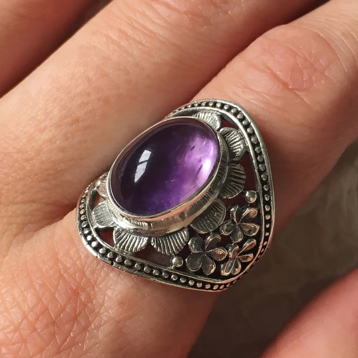 Bague Haida Améthyste