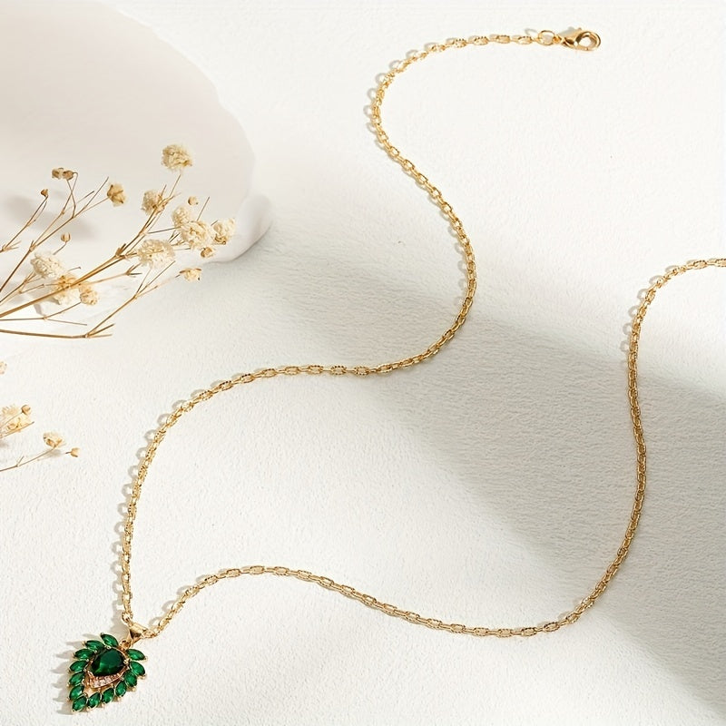 Collier Matilde Cœur d'Émeraude