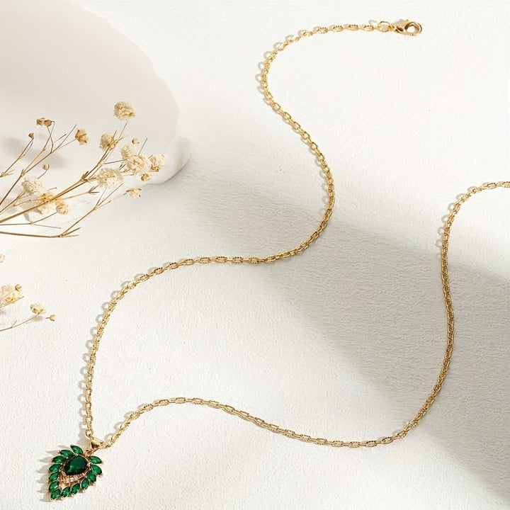 Collier Matilde Cœur d'Émeraude