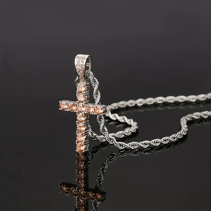 Collier avec Pendentif Croisé