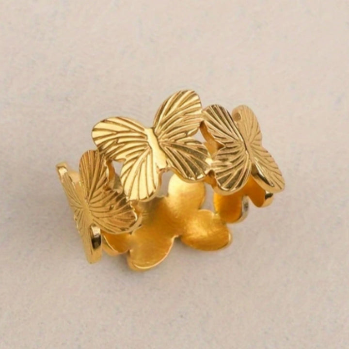 Bague Papillon Doré