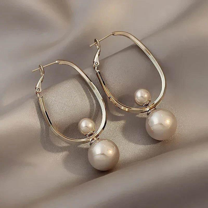 Boucles d'oreilles enchantées avec perles