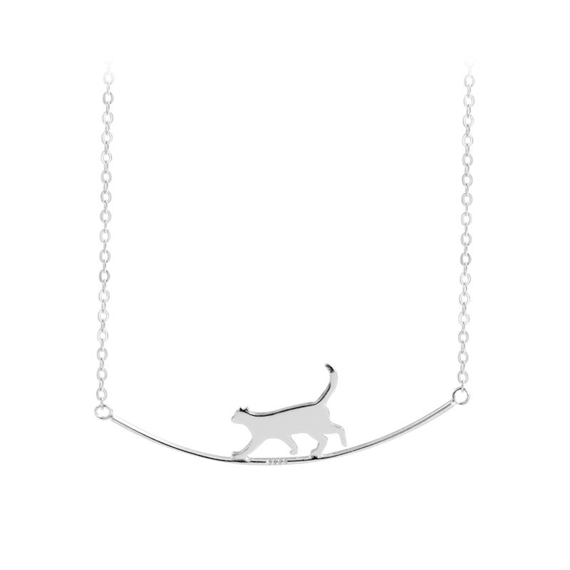 Collier de Chat Escalade en Argent