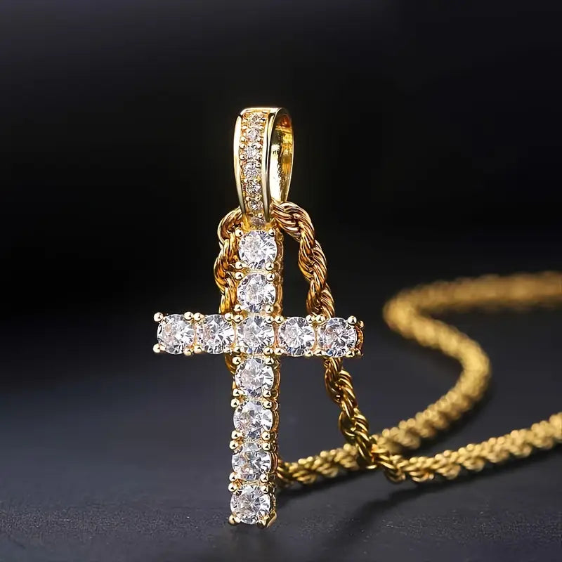 Collier avec Pendentif Croisé