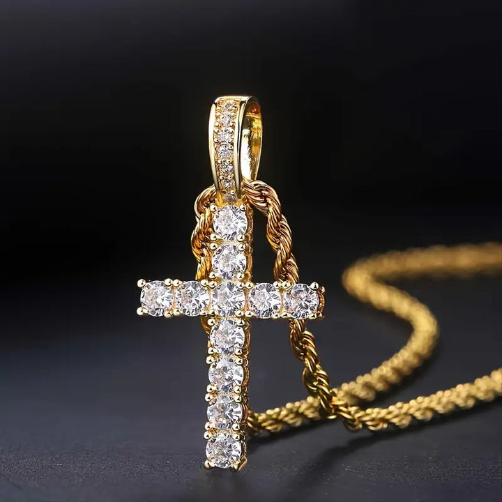 Collier avec Pendentif Croisé