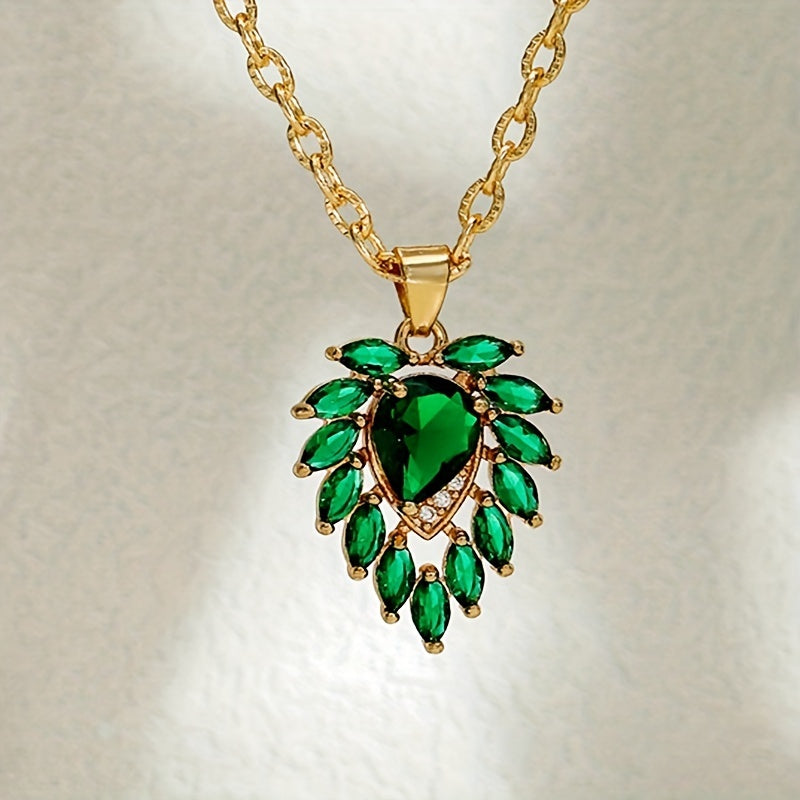 Collier Matilde Cœur d'Émeraude