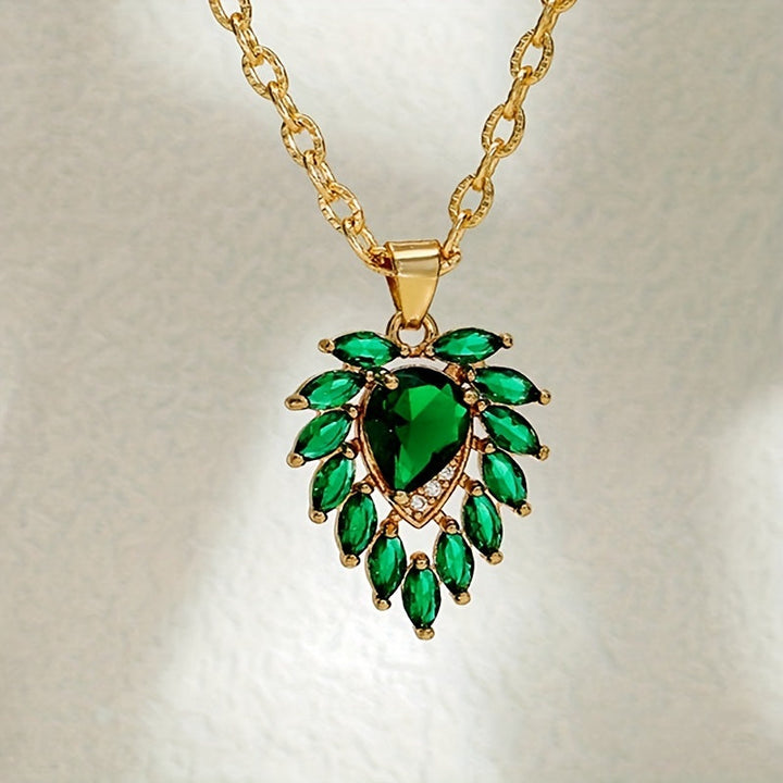 Collier Matilde Cœur d'Émeraude