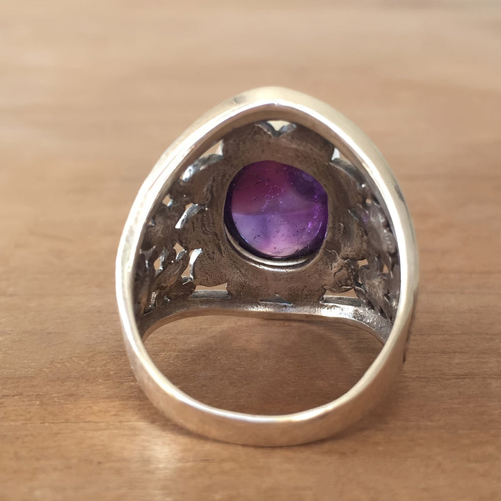 Bague Haida Améthyste