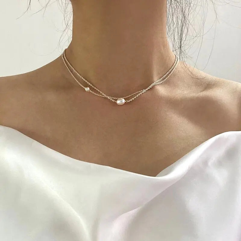Collier de Perles d'Eau Douce