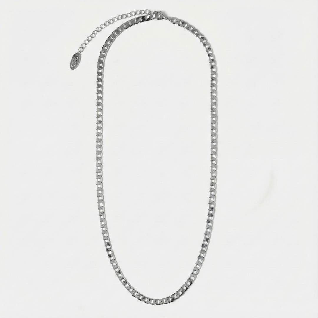 Collier à maillons plats