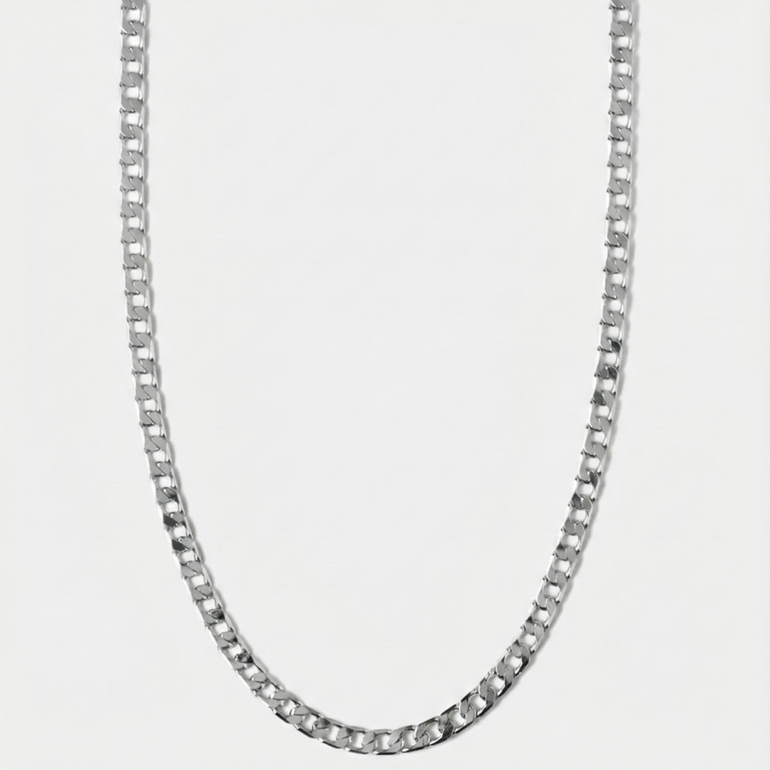 Collier à maillons plats