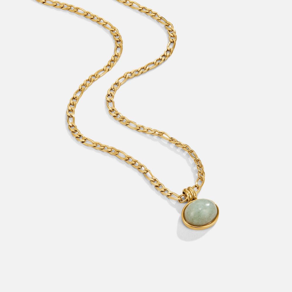 Klára-Marie – Collier rond avec pendentif structuré