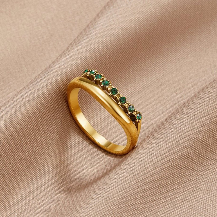 Elisa – Bague à double tour élégante