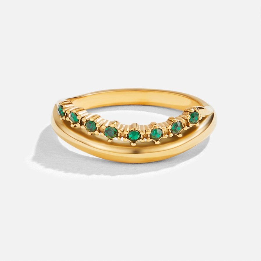 Elisa – Bague à double tour élégante