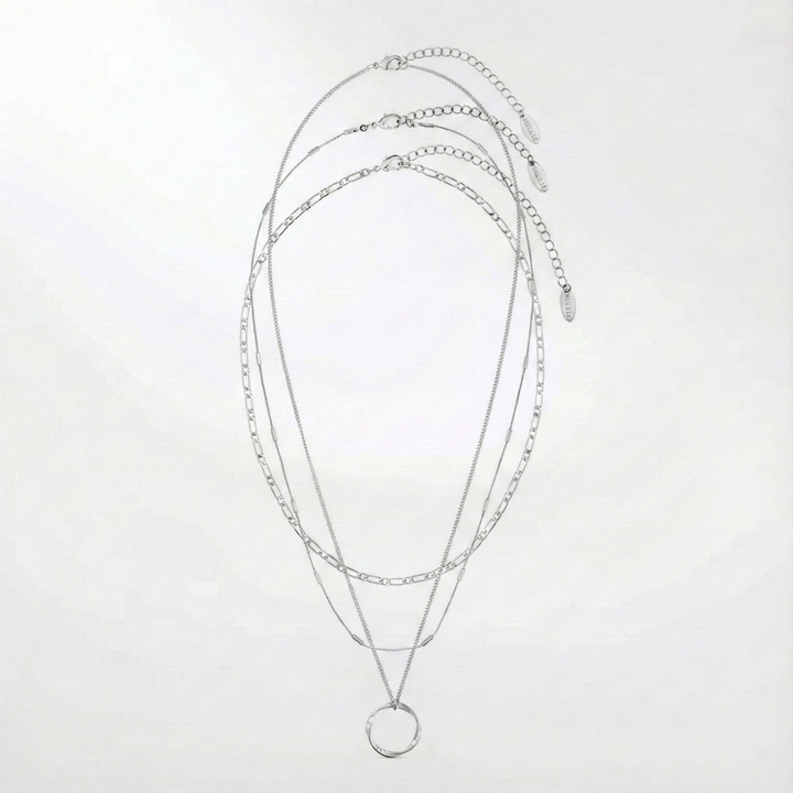Collier ouvert à trois rangs